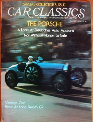CAR CLASSICS 1976 AUG Vol8 #4 - PORSCHE Spcl, LaSALLE
